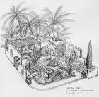 Sketch for Moroccan Courtyard garden 